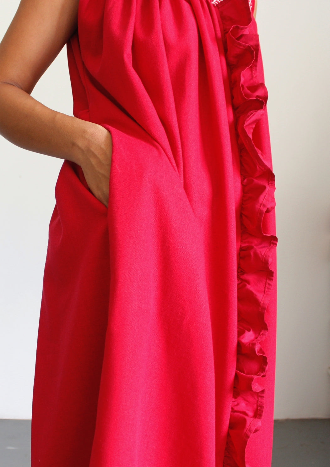 belle dress - maroon