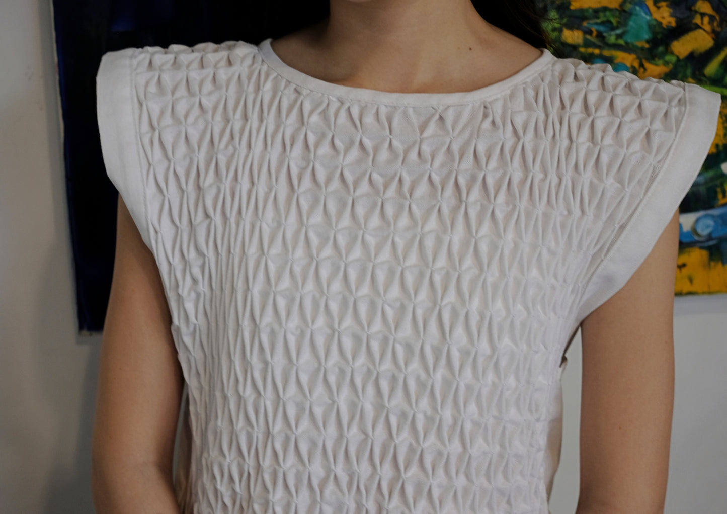 meili top - white