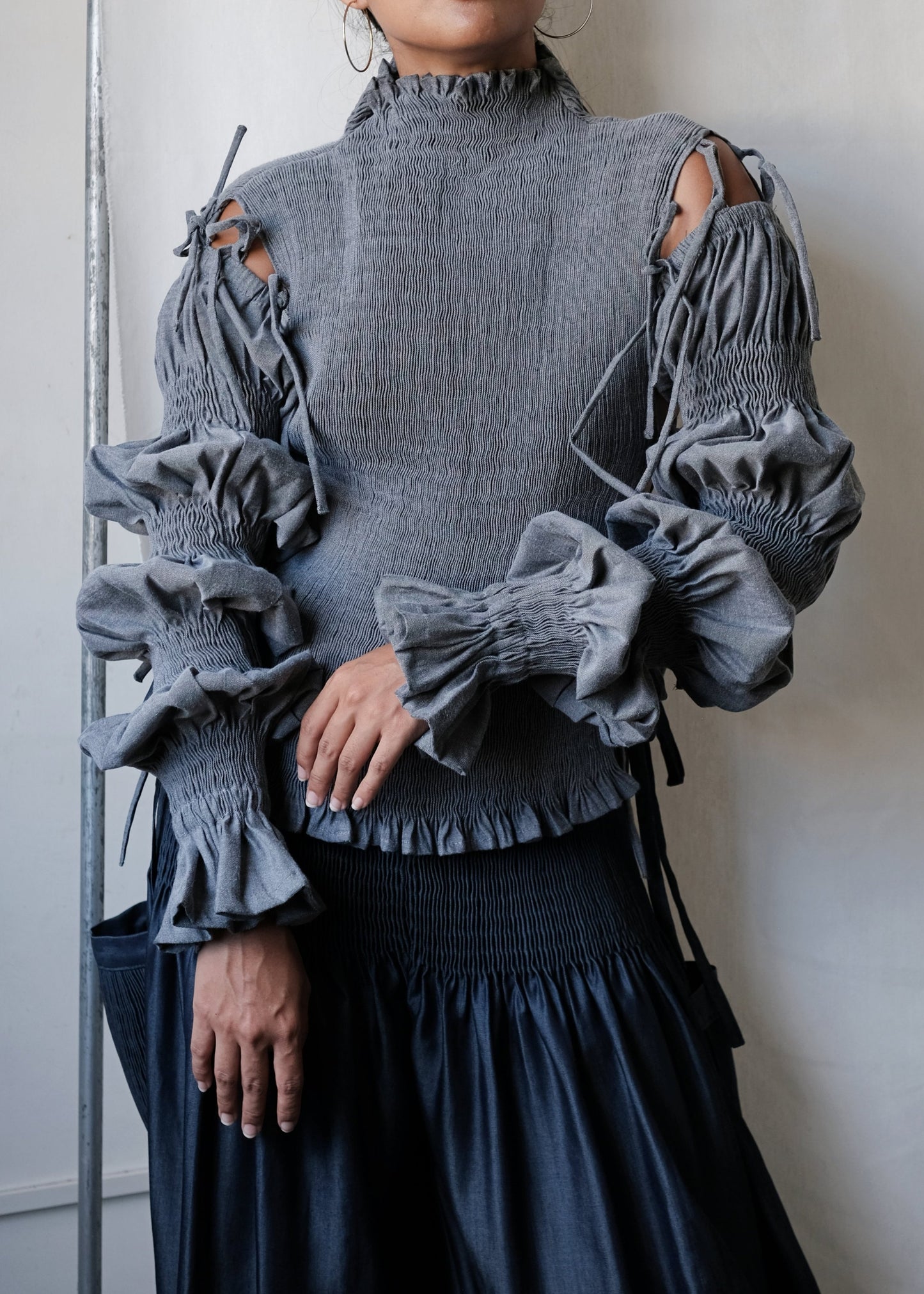 isa top - ash blue