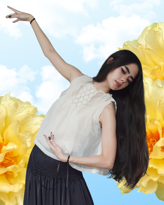 dilag blouse - silk cocoon