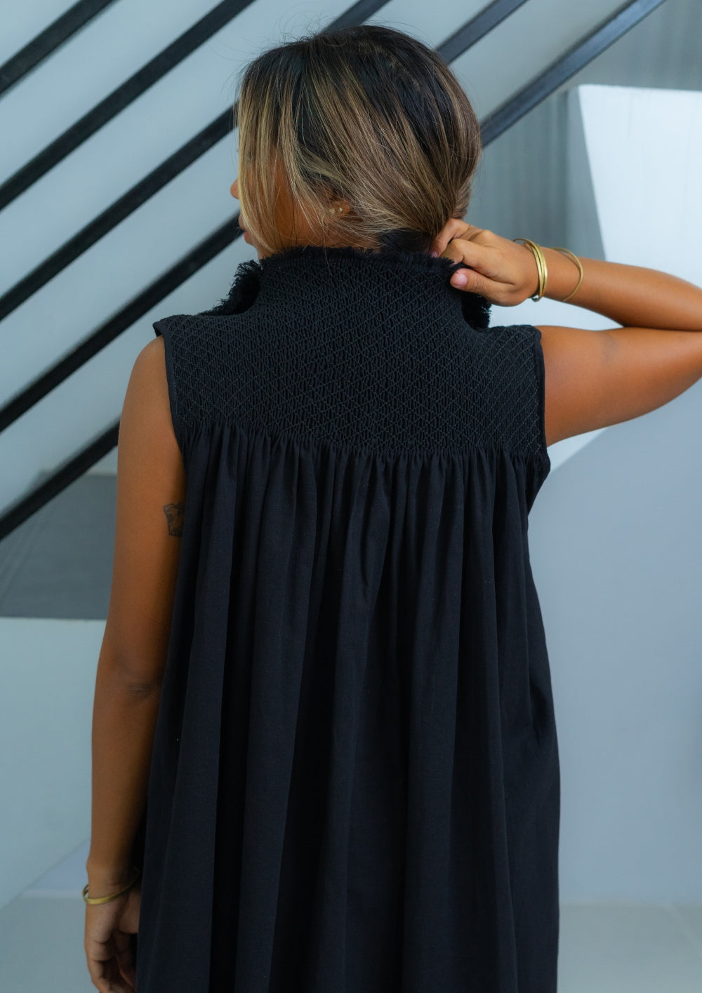 irulan tunic - black