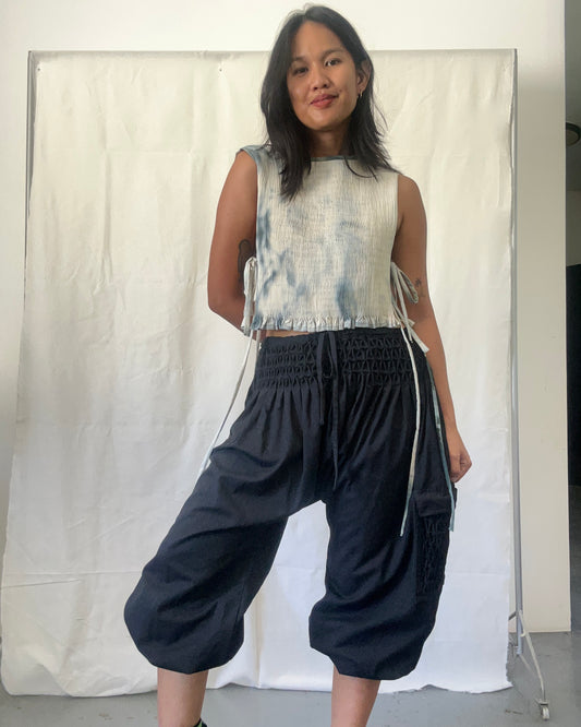 no.49 boho pants - black