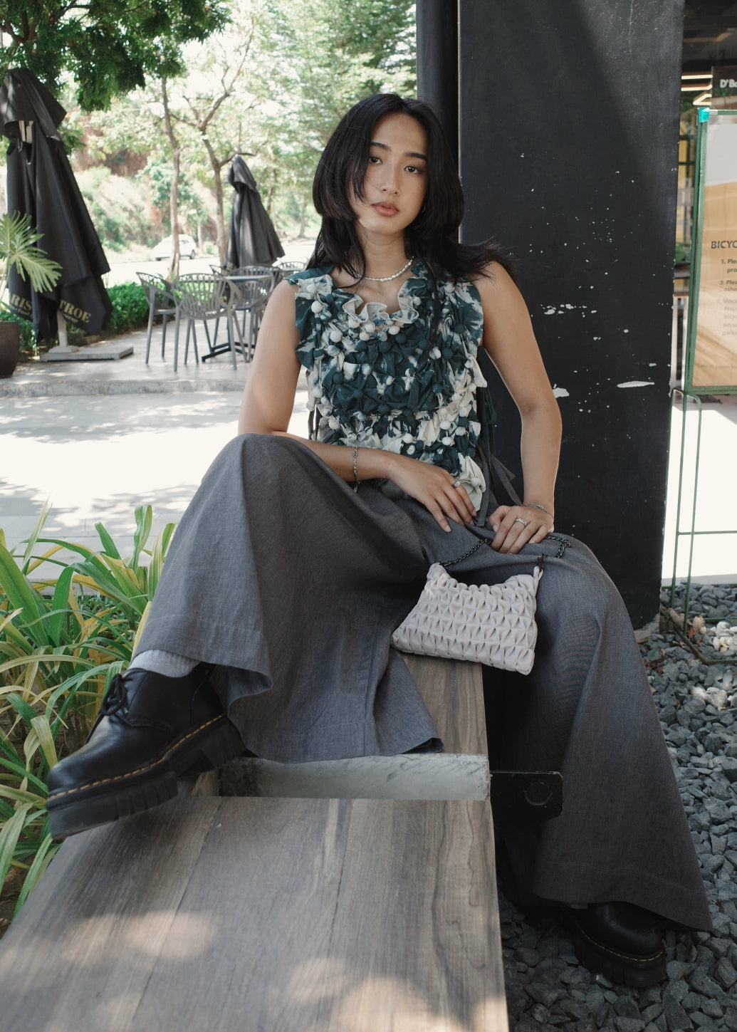 jill bag - cream