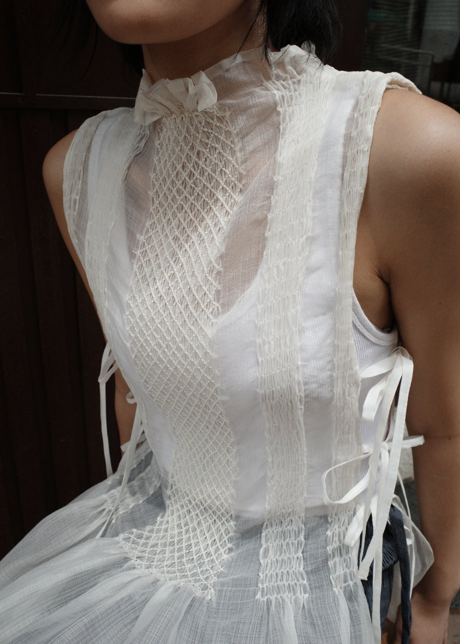 bighani bib dress - silk cocoon