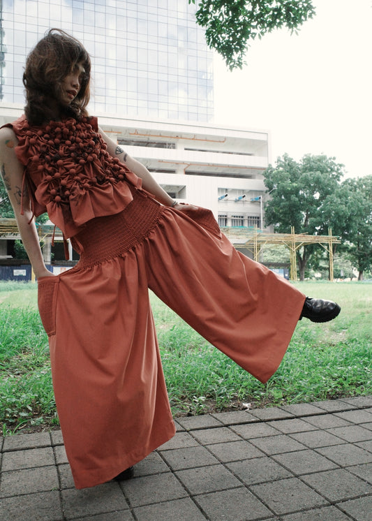 isa pants - rust denim