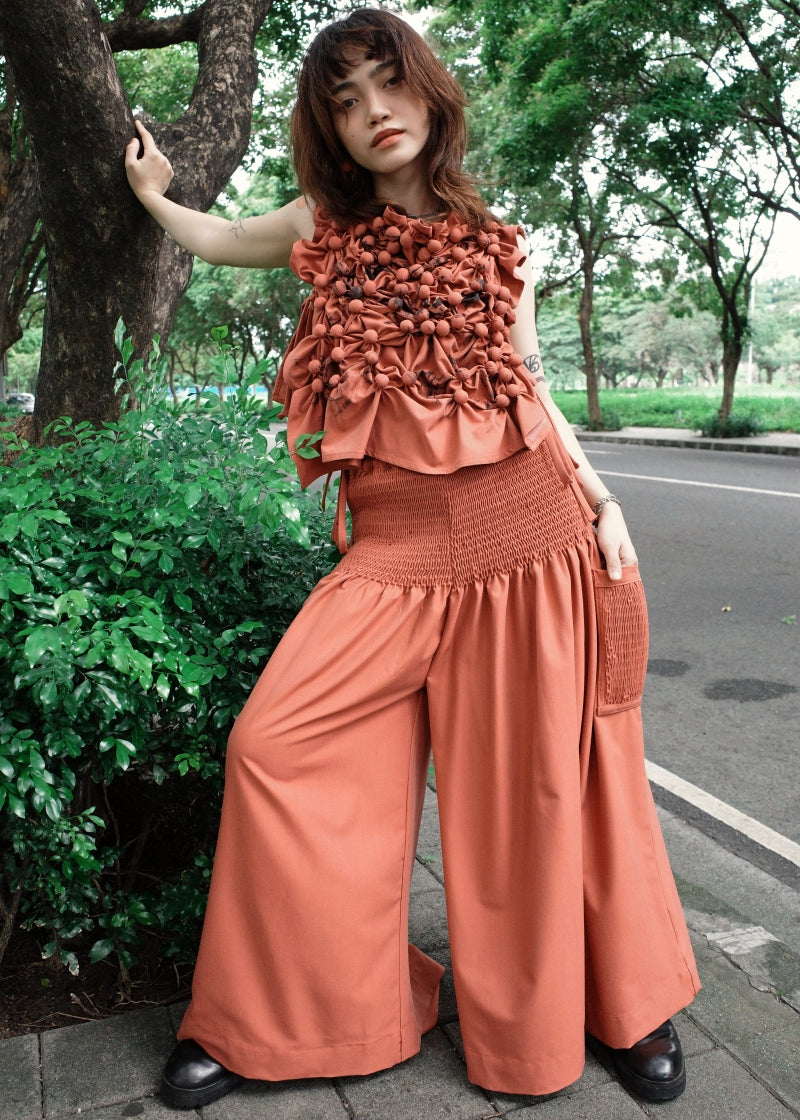 isa pants - rust denim