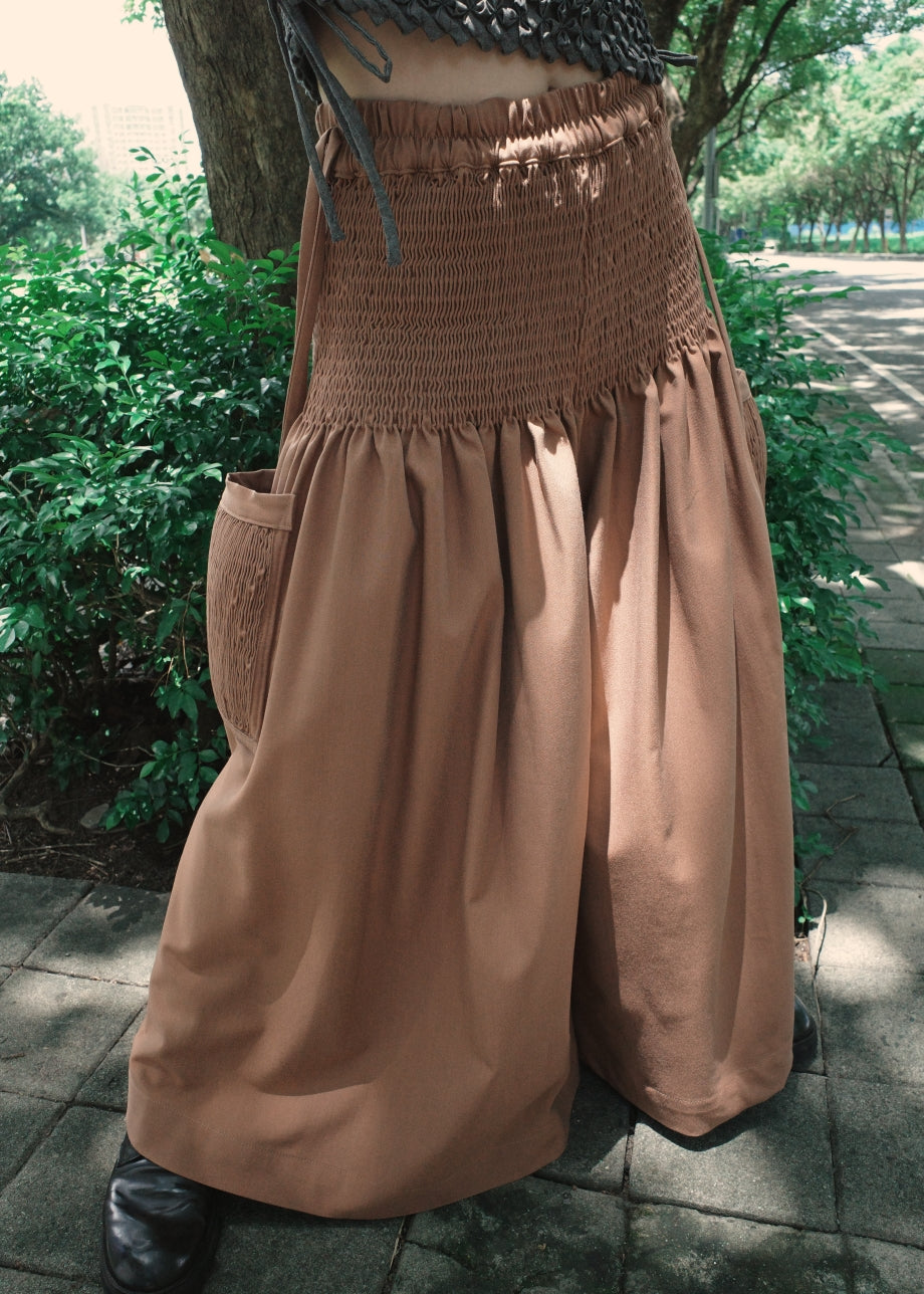 isa pants - brown denim