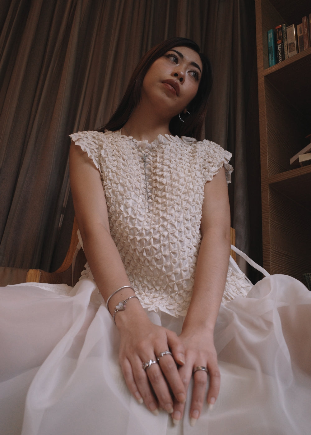 sampaguita kimona - piña linen
