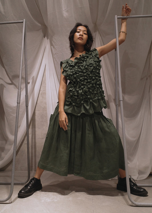 isa culottes - fatigue green