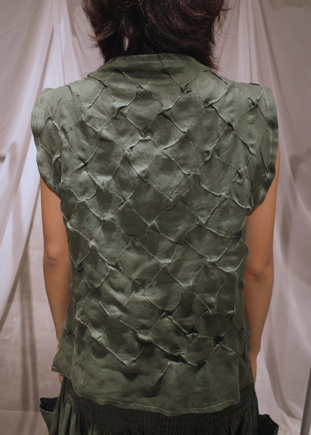 bubble shirt - fatigue green