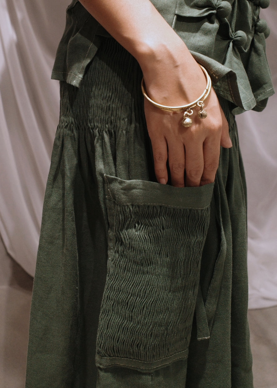 isa culottes - fatigue green