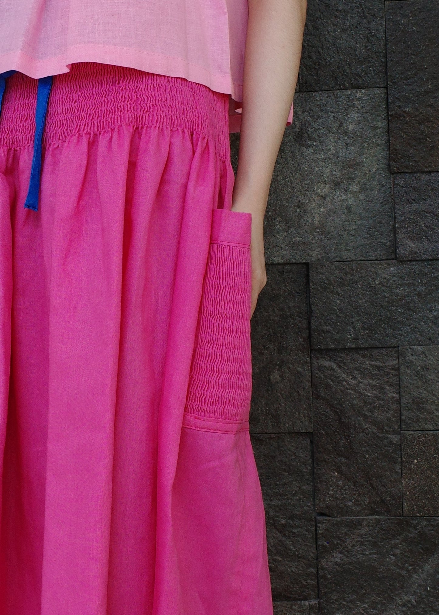 isa skirt - fuchsia