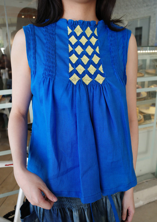 dilag top - royal blue