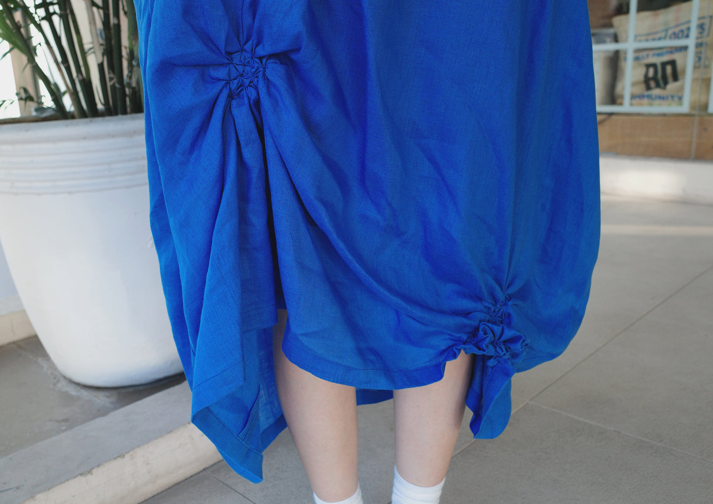 carina dress - royal blue
