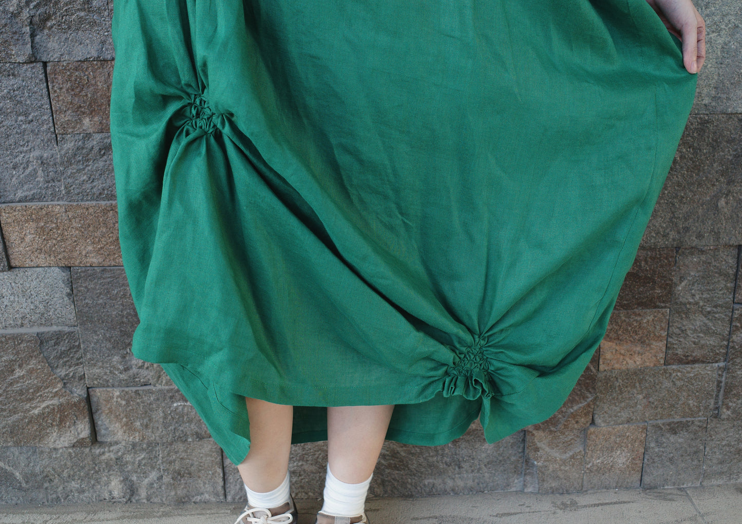 carina dress - green