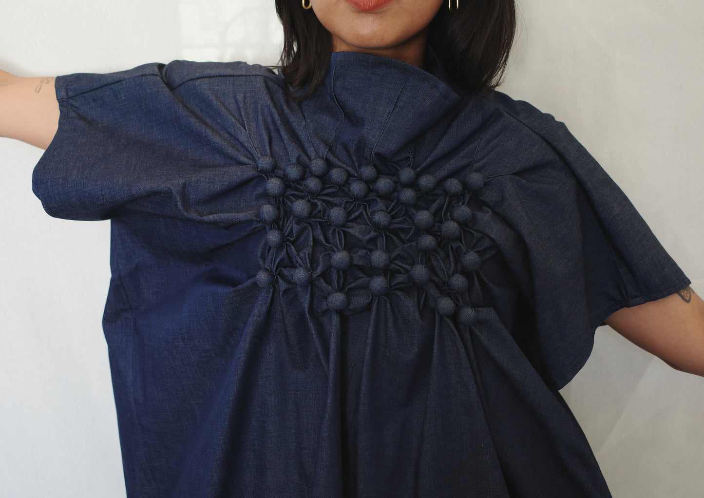 lorina blouse - soft maong navy