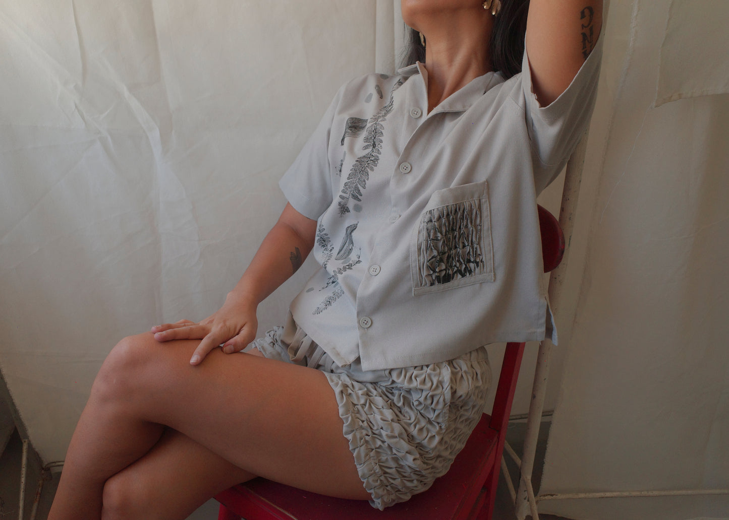 honey shorts - gray