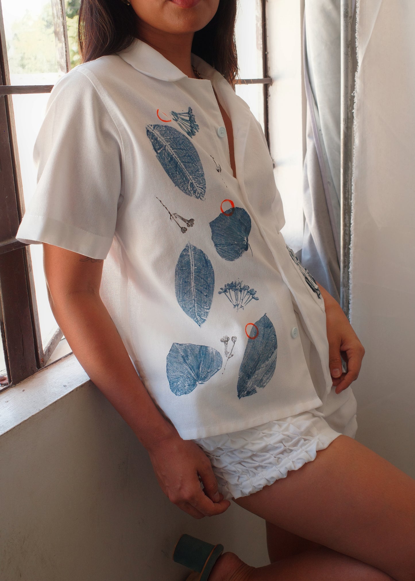 honey shorts - white