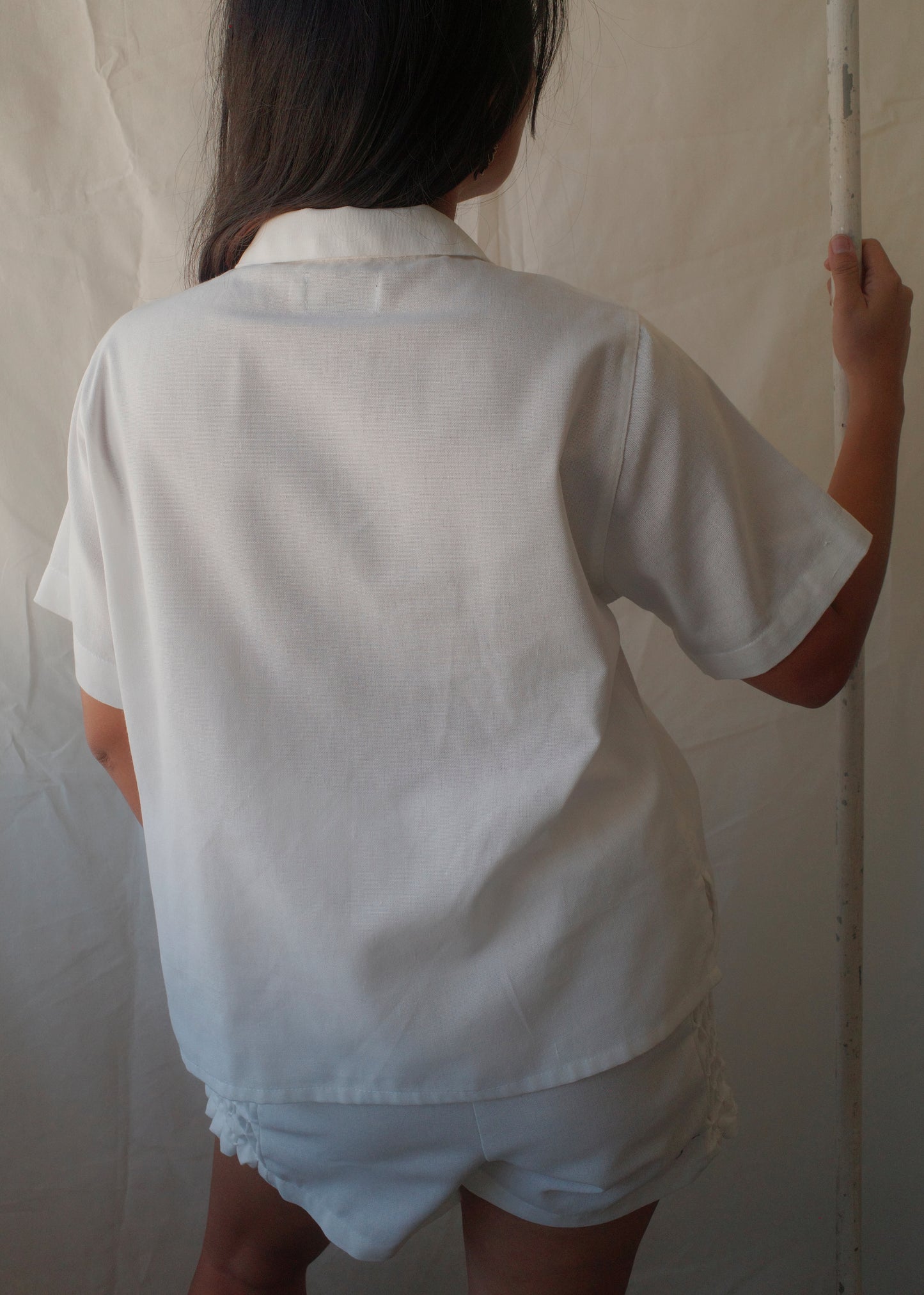honey shorts - white