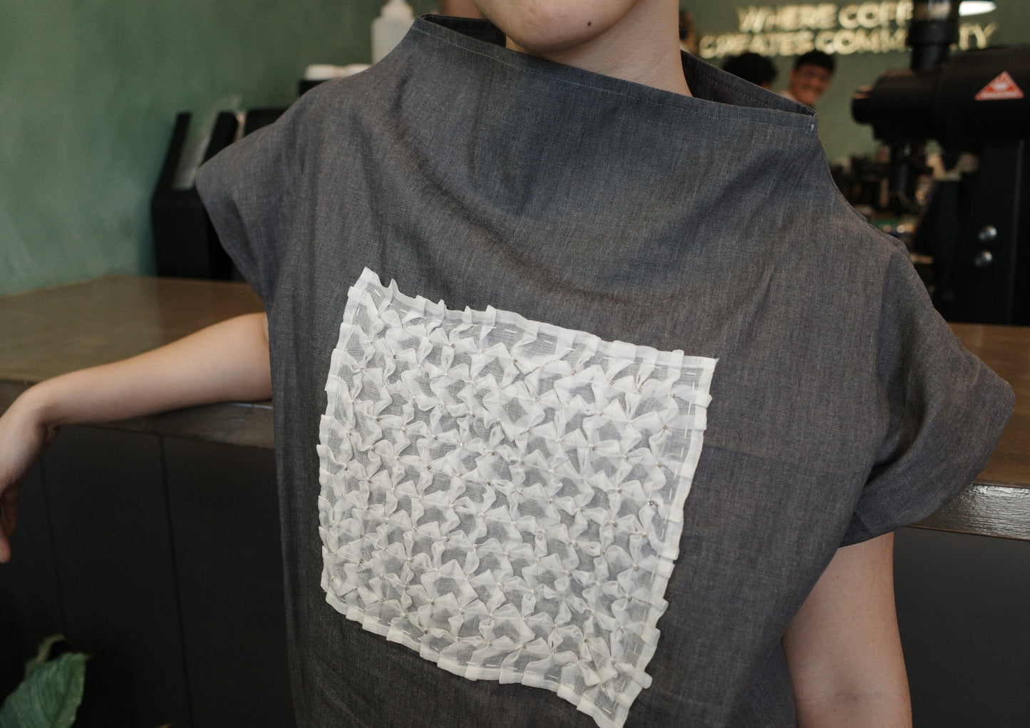 mithi blouse - gray