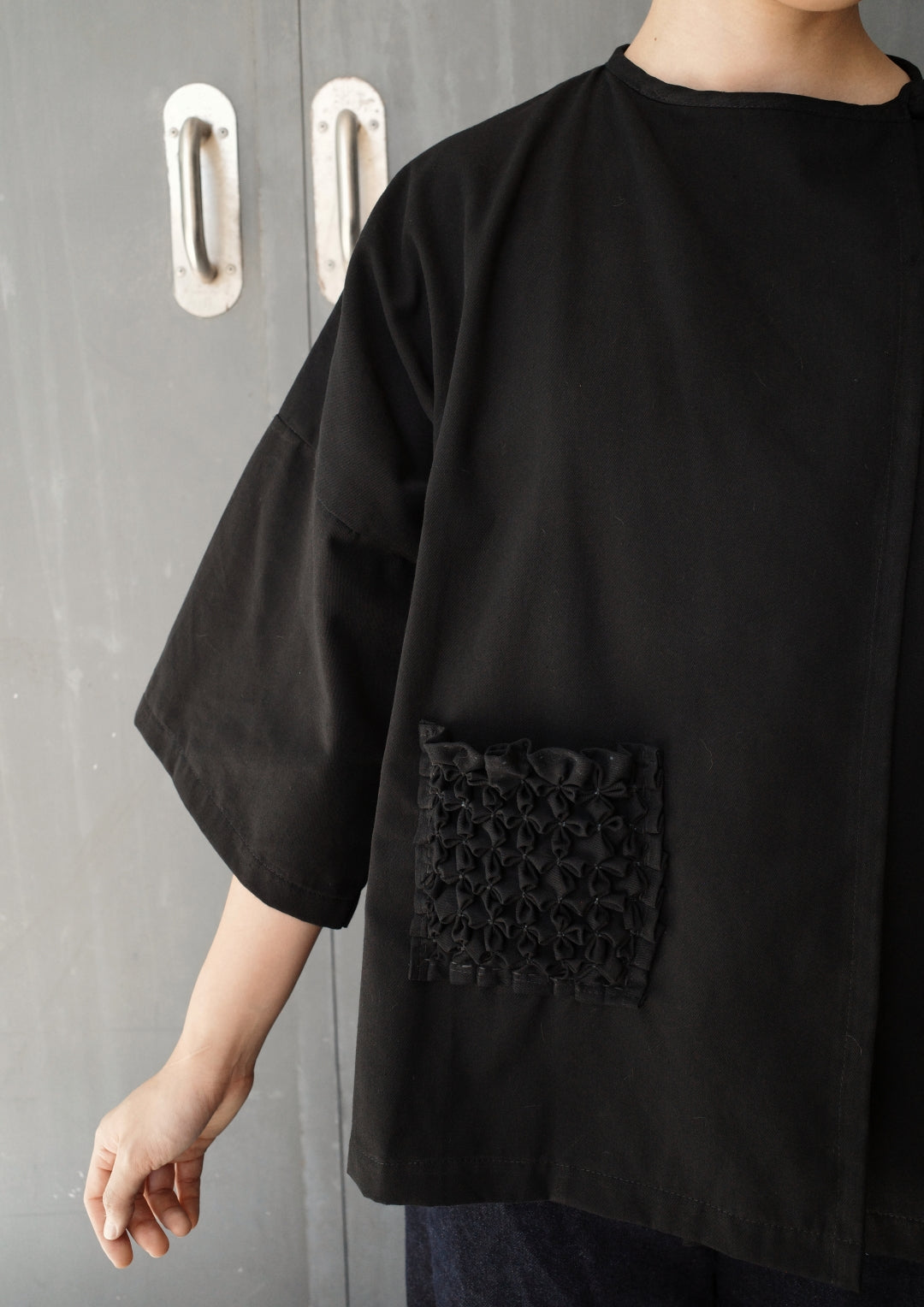 balabal jacket - black twill