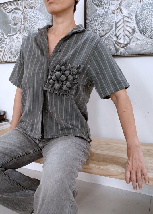 lucky shirt - wool stripes