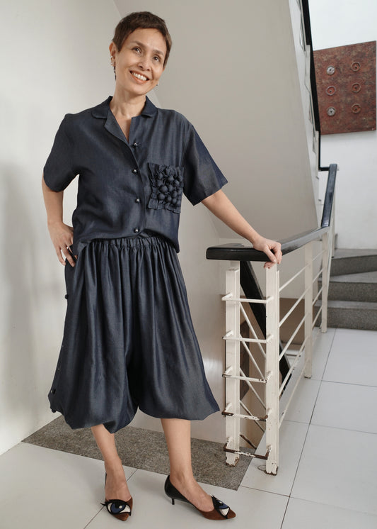 lucky shirt - navy blue
