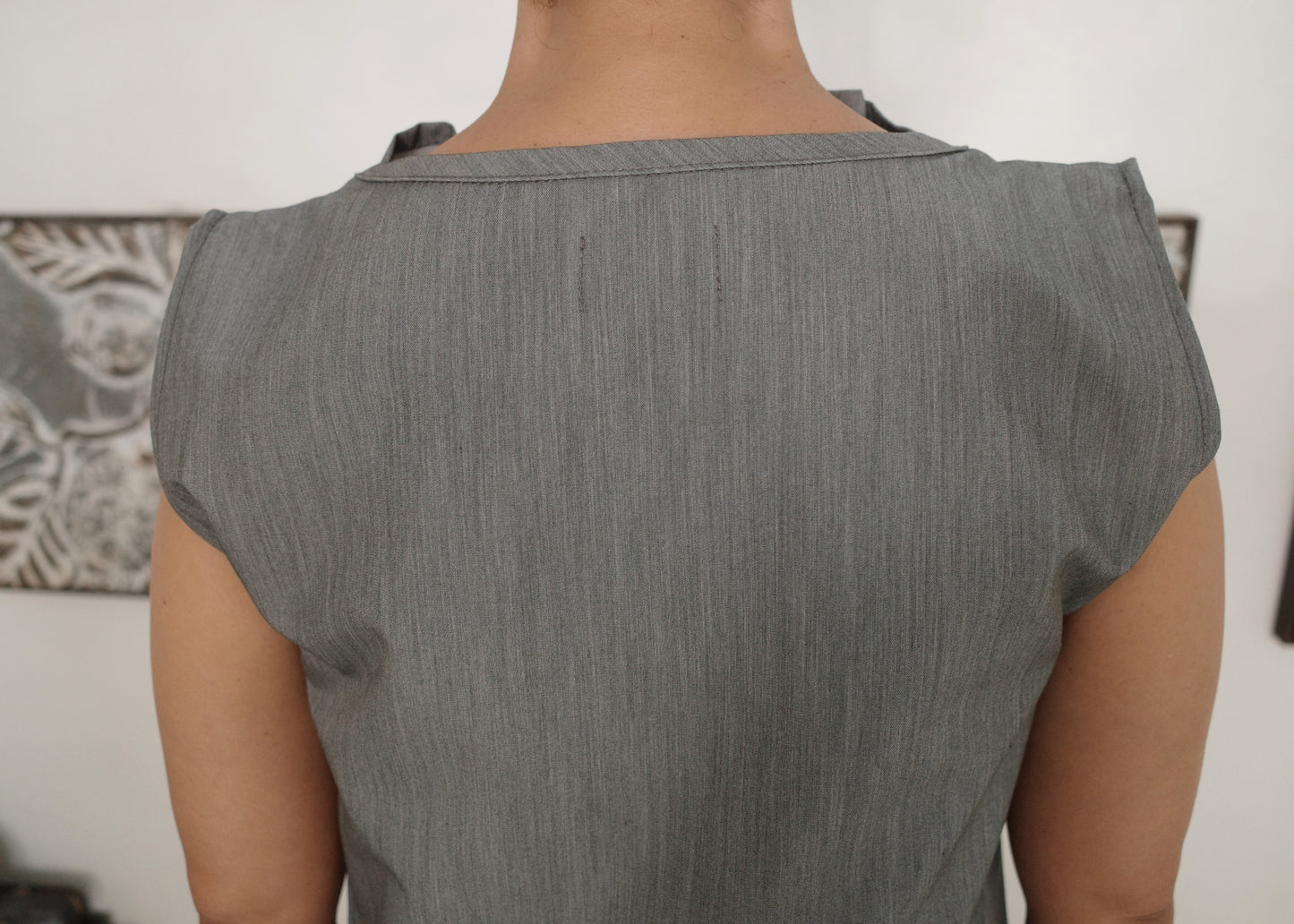 tria top - gray maong