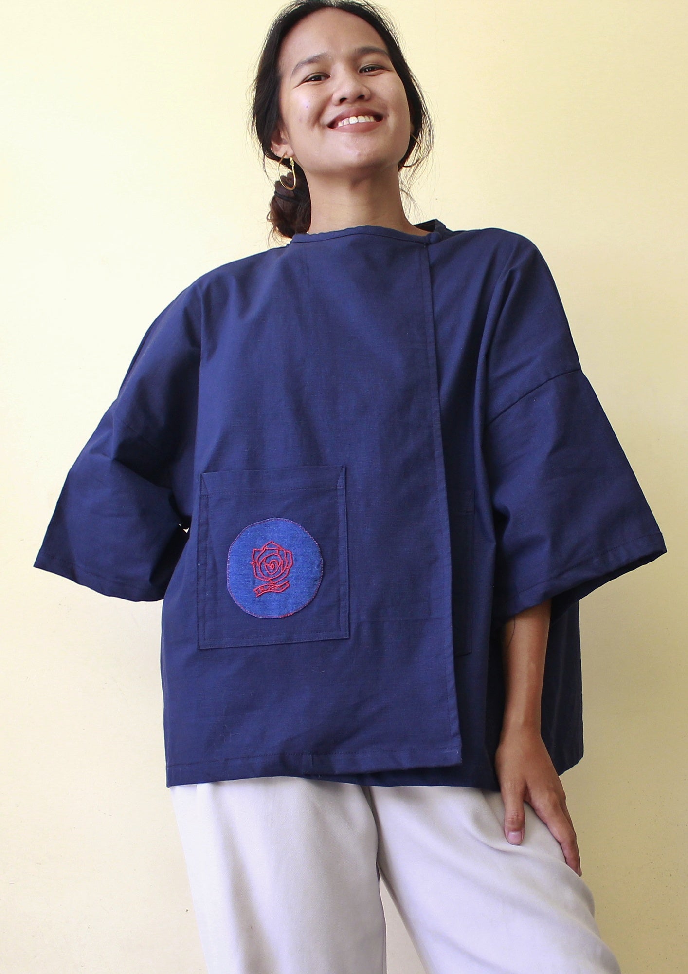 balabal jacket - navy blue