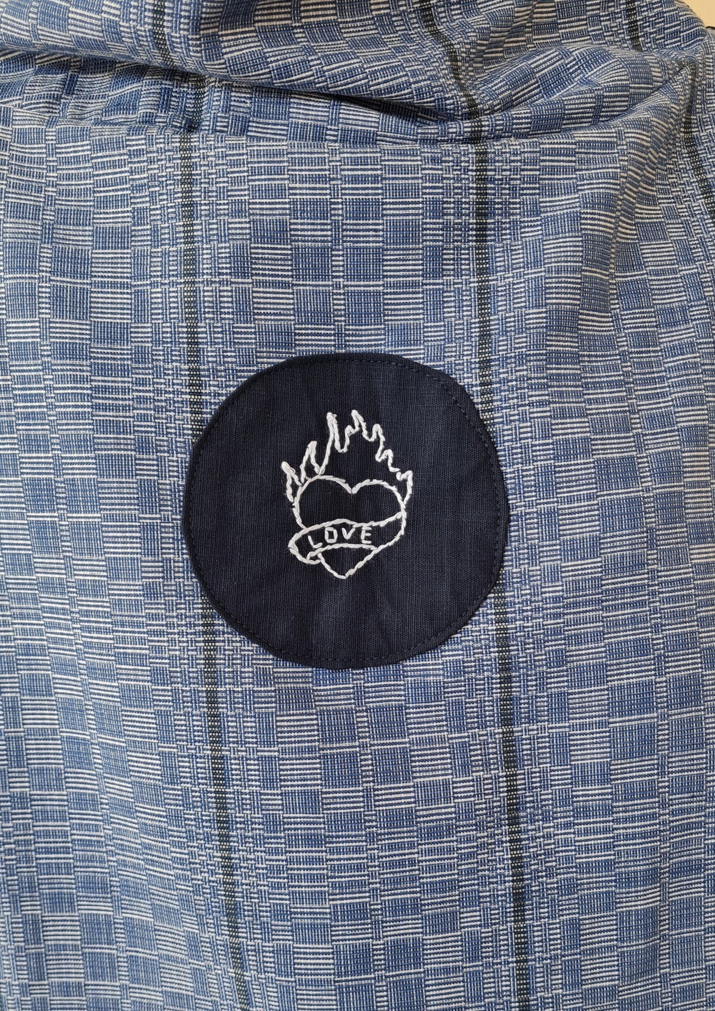 rina mock turtleneck - blue inabel