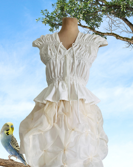 sansa top - white