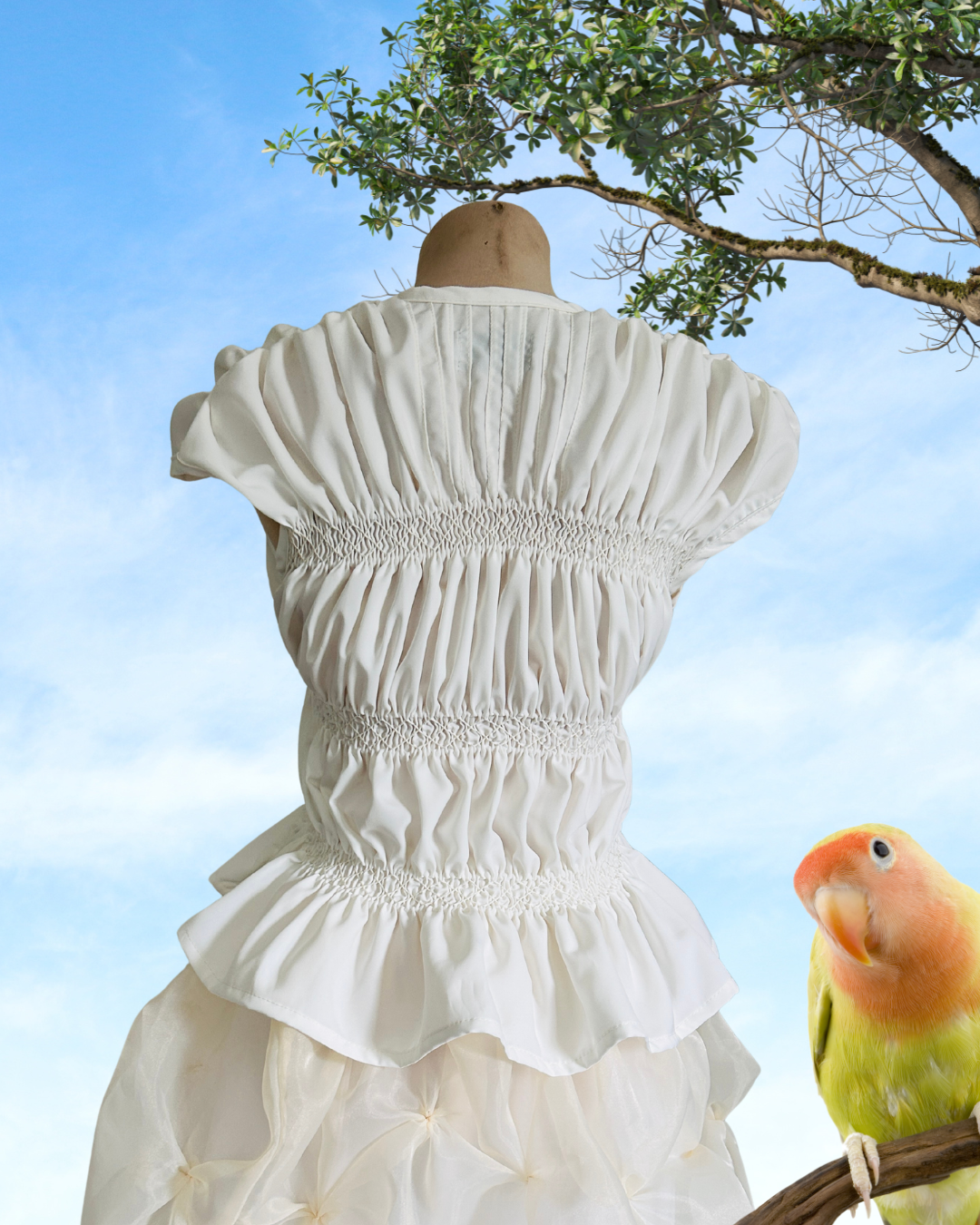 sansa top - white