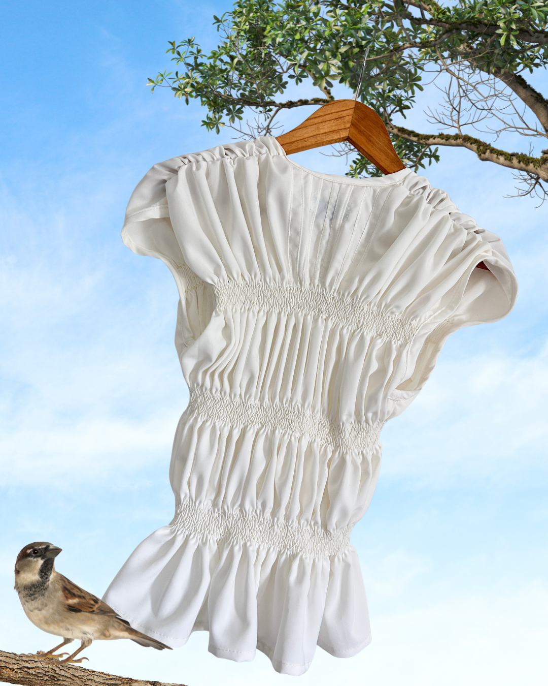 sansa top - white