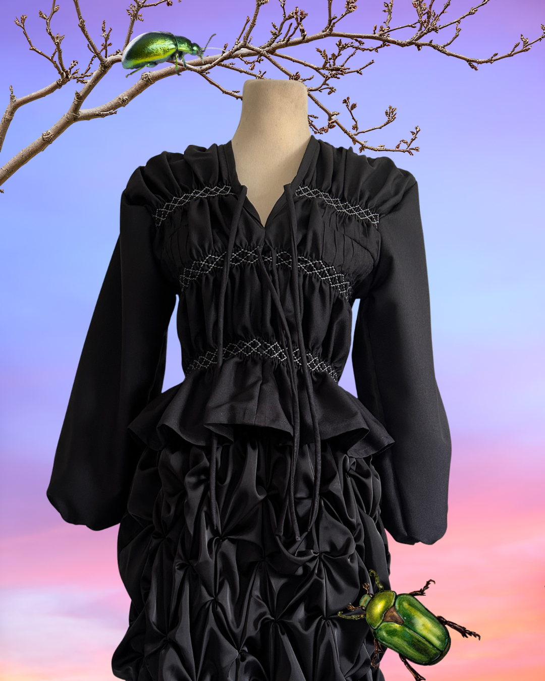 vanessa top - black