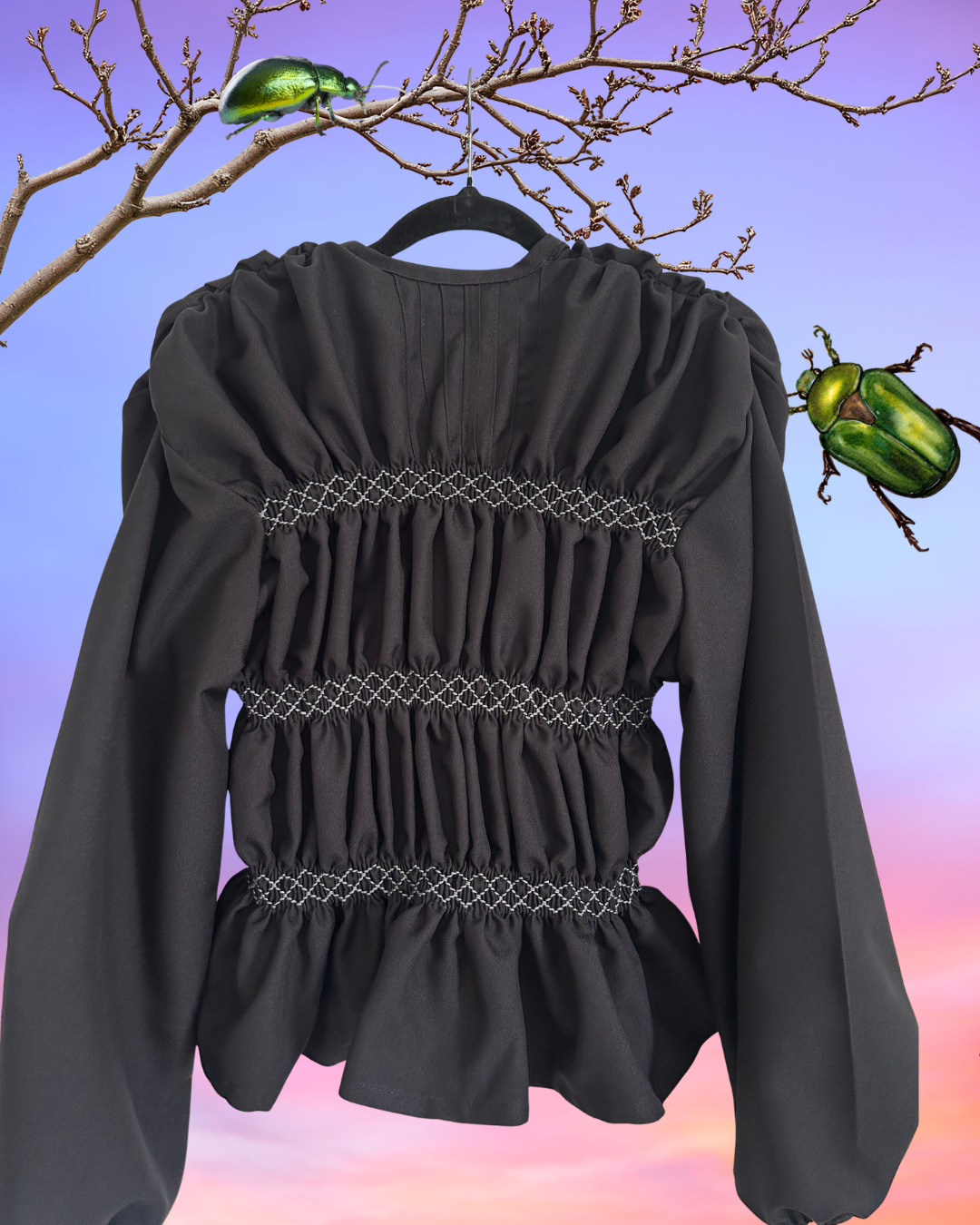 vanessa top - black