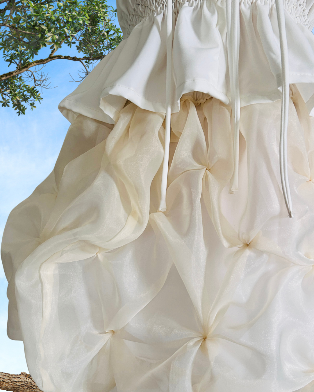 alapaap skirt - midi, white