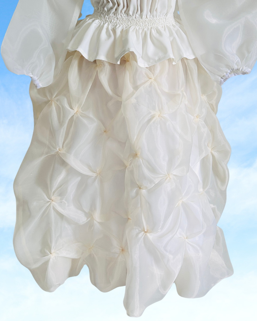 alapaap skirt - midi, white