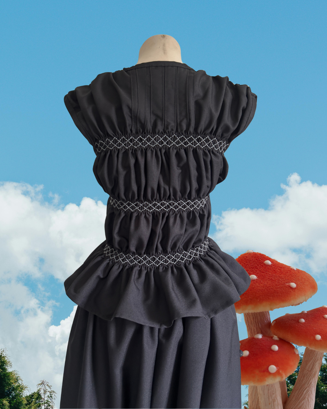 sansa top - black