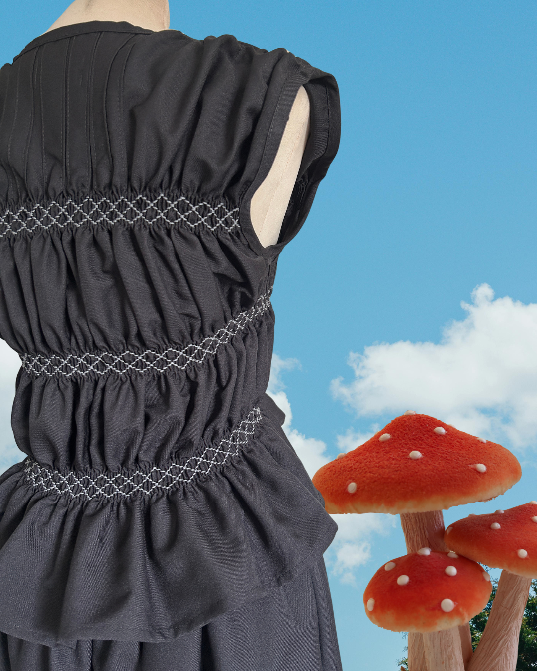 sansa top - black