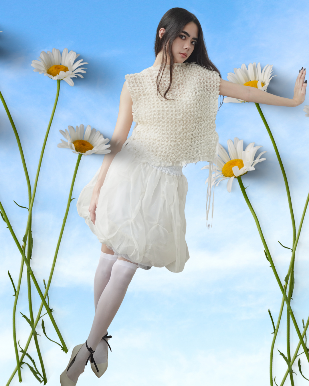 alapaap skirt - mini, white