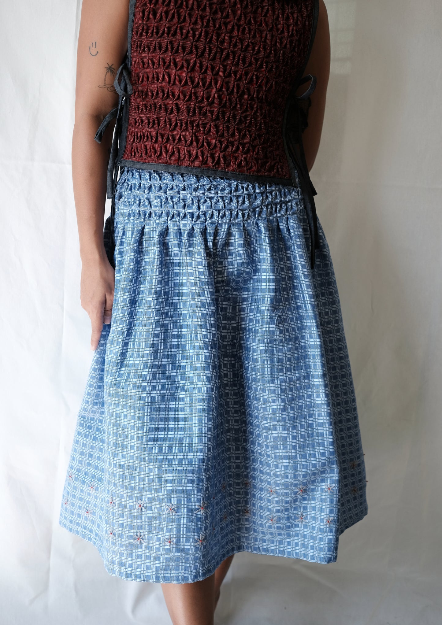 saya skirt - blue inabel