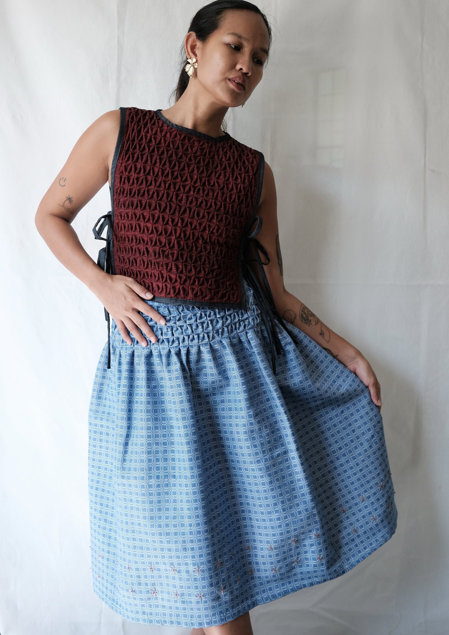 saya skirt - blue inabel