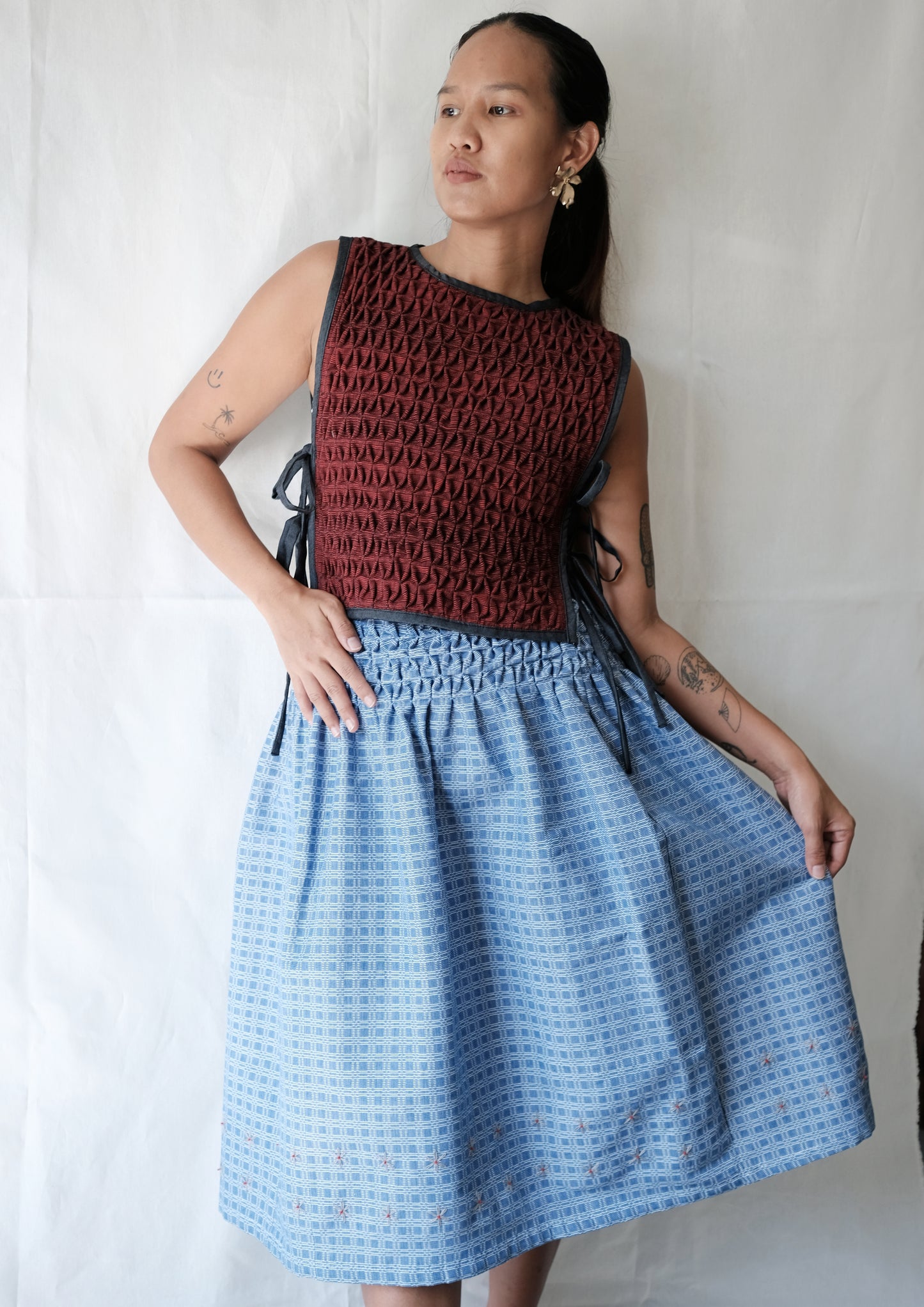 saya skirt - blue inabel