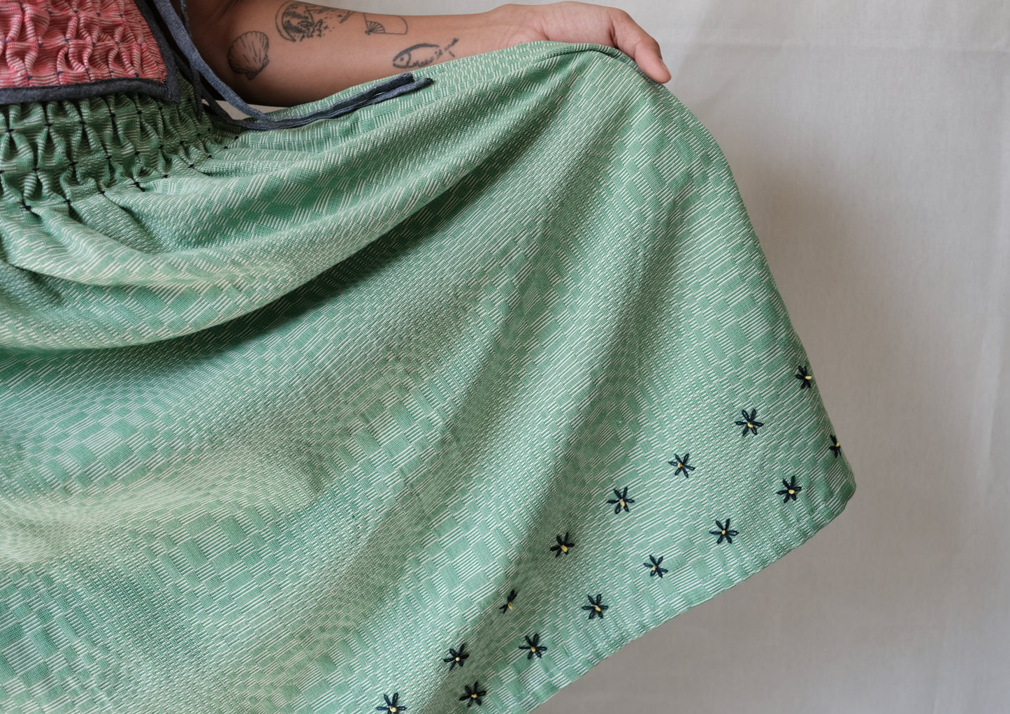 saya skirt - green inabel