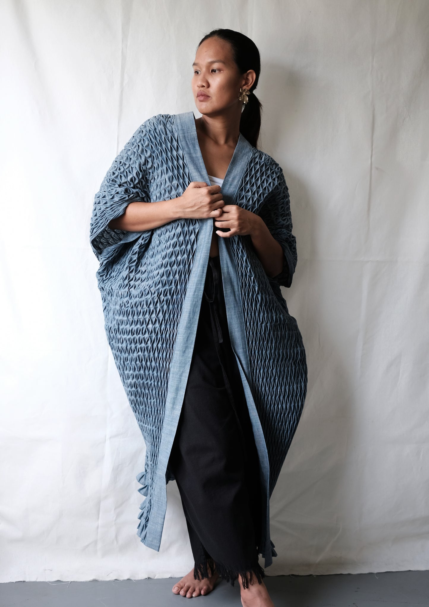 ruri coat  - blue