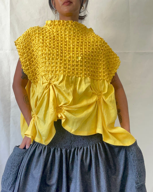 no. 12: bloom tunic yellow