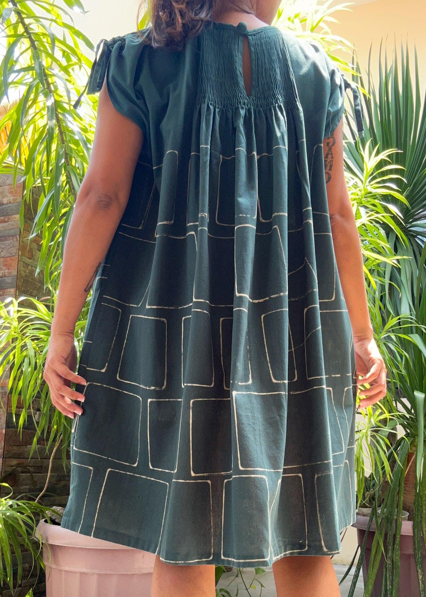 mita dress - green