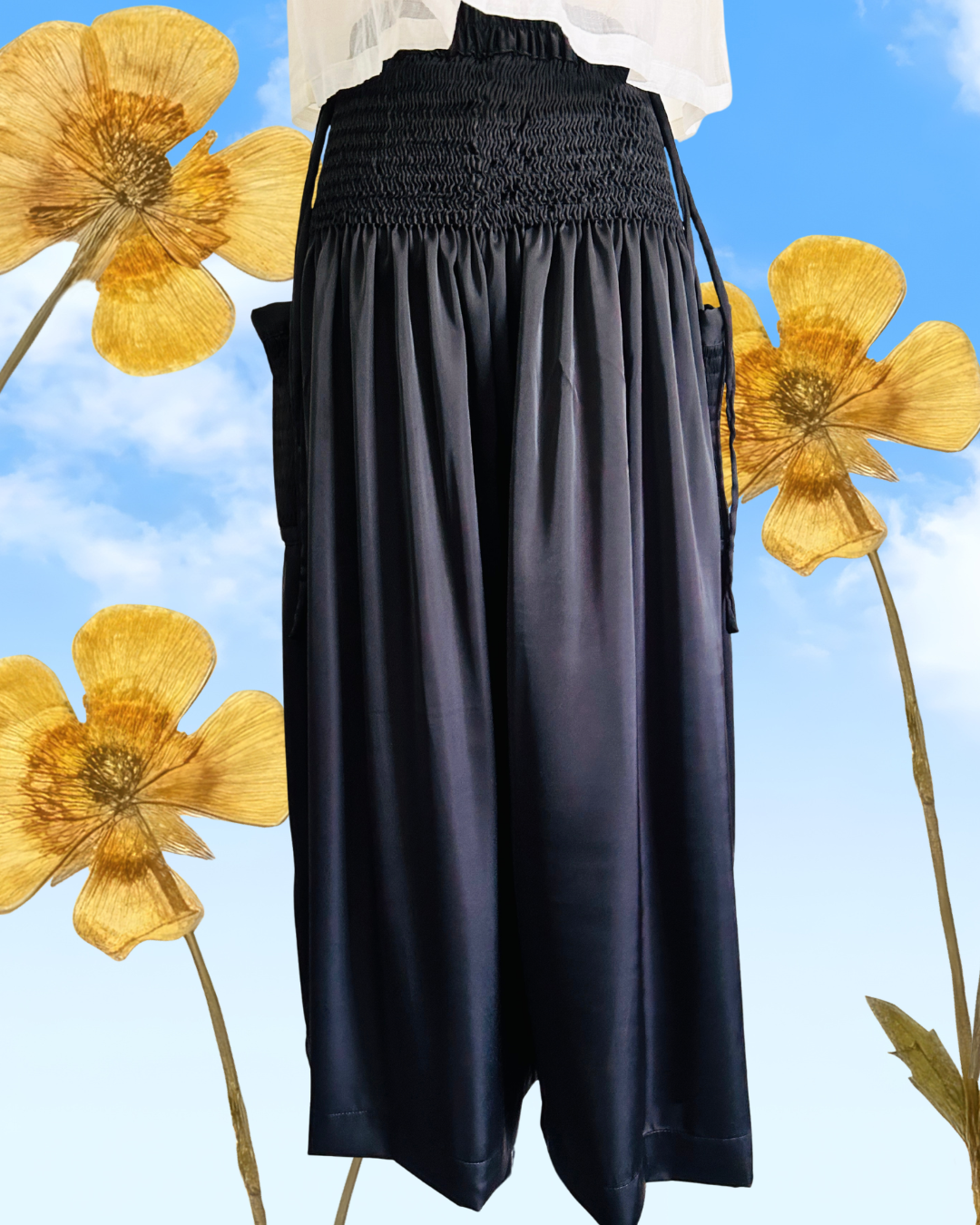 isa pants - satin