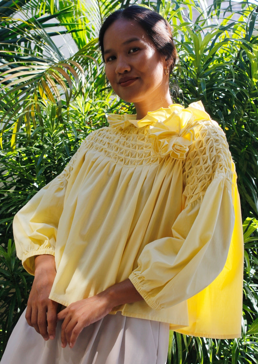 lilet blouse - yellow