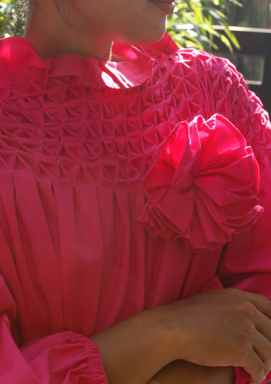 lilet blouse - fuchsia